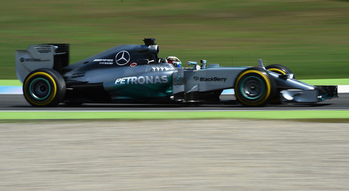 Lewis Hamilton también sufrió con las temperaturas