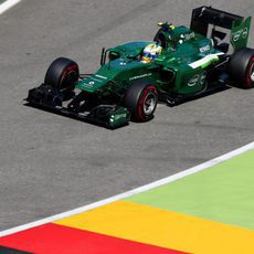 Marcus Ericsson completa una vuelta en Alemania