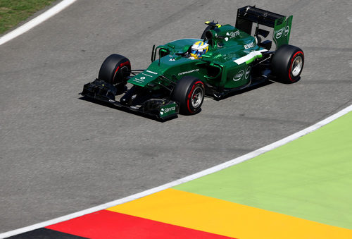 Marcus Ericsson completa una vuelta en Alemania