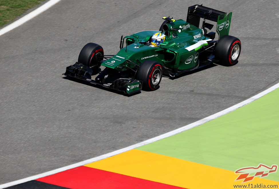 Marcus Ericsson completa una vuelta en Alemania