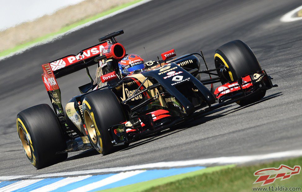 Romain Grosjean se quejó de la falta de ritmo