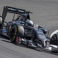 Giedo van der Garde en la primera sesión de entrenamientos libres