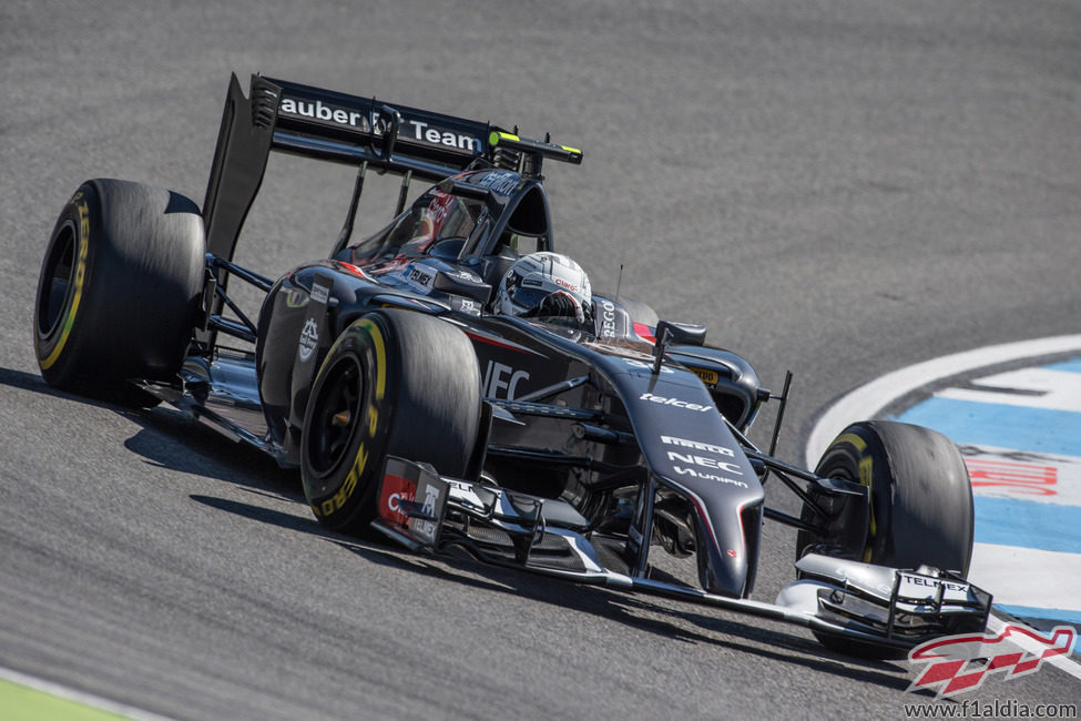 Giedo van der Garde en la primera sesión de entrenamientos libres