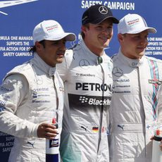 Rosberg, Bottas y Massa, los más rápidos