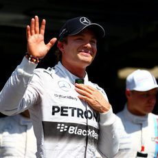 Nico Rosberg, el poleman en Alemania