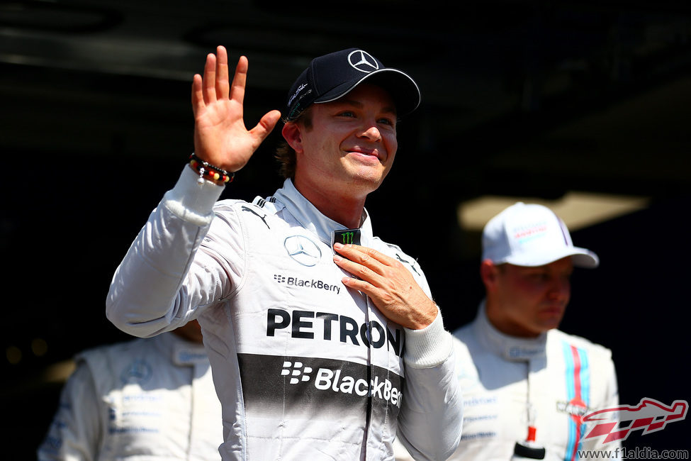 Nico Rosberg, el poleman en Alemania