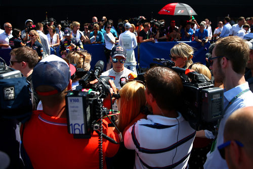 Sebastian Vettel responde a la prensa tras la clasificación