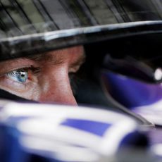 Sebastian Vettel se concentra dentro de su 'cockpit'