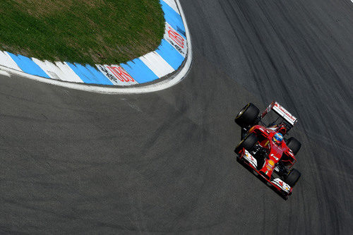 Fernando Alonso rueda con el compuesto 'prime'