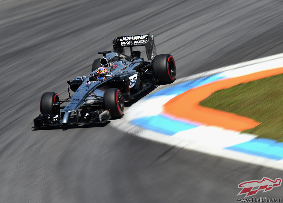 Jenson Button no logró pasar a la Q3 en Alemania