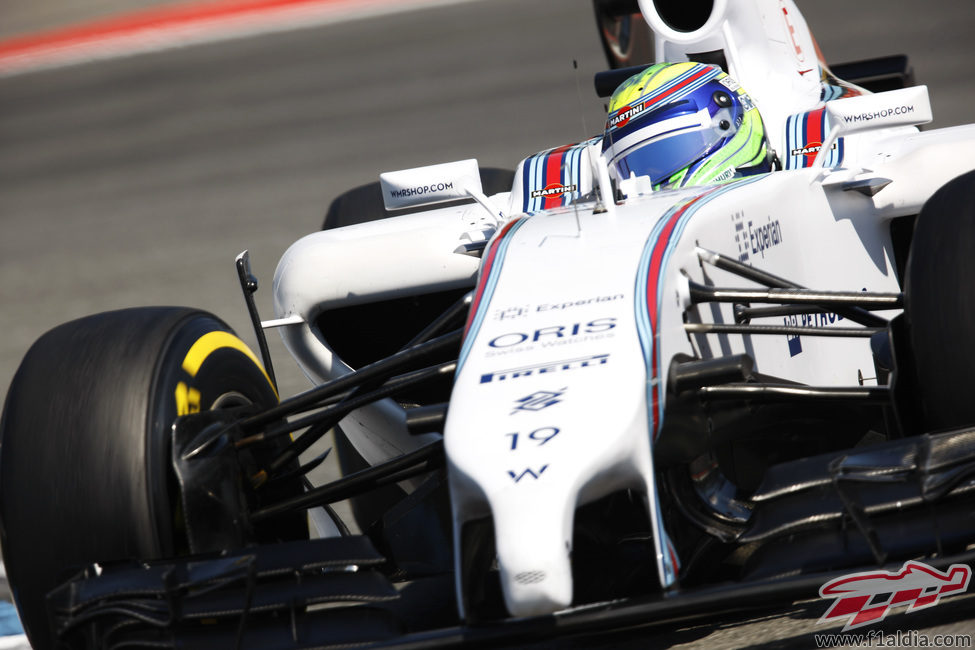 Buena posición de salida de Felipe Massa