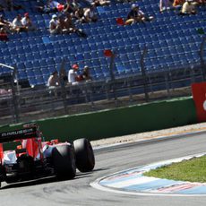 Jules Bianchi clasifica en 18º posición
