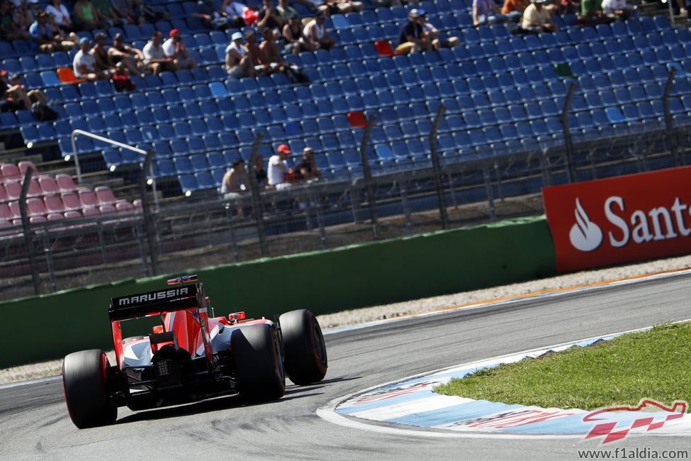 Jules Bianchi clasifica en 18º posición