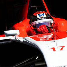 Jules Bianchi haciendo un gran trabajo en clasificación