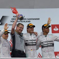 Podio del Gran Premio de Alemania 2014