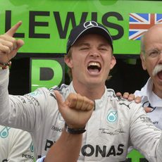 Nico Rosberg, triunfal en Alemania