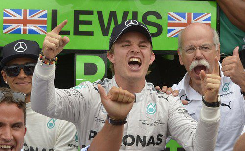 Nico Rosberg, triunfal en Alemania