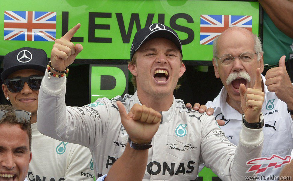 Nico Rosberg, triunfal en Alemania