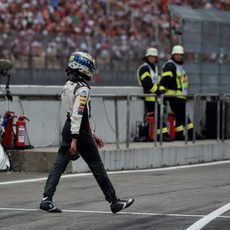 Adrian Sutil abandona en el Gran Premio de Alemania