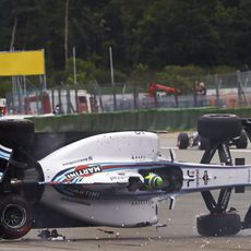 La carrera de Felipe Massa duró poco