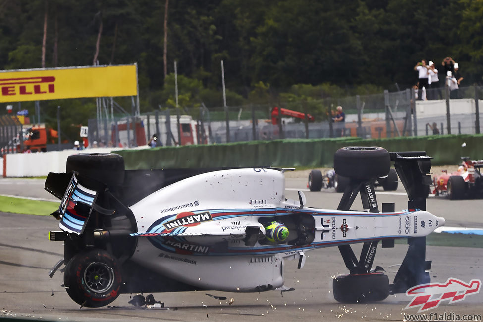 La carrera de Felipe Massa duró poco