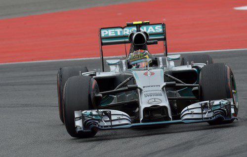 Nico Rosberg dominó el GP de Alemania