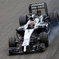 Pasada de frenada de Jenson Button en Hockenheim