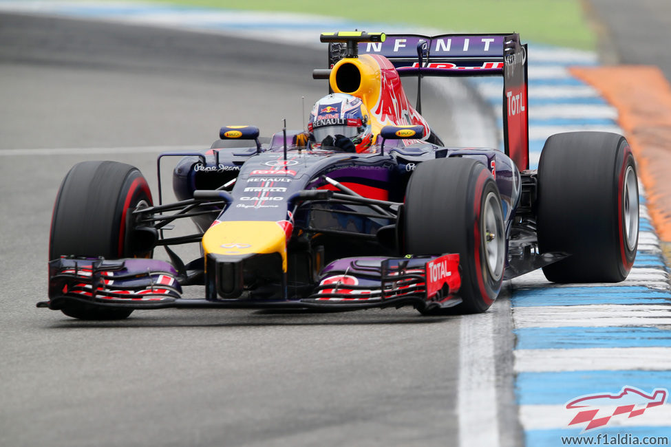 Daniel Ricciardo disfrutó en el Hockenheimring