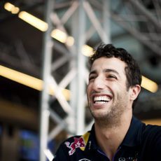 Daniel Ricciardo, sonriente como siempre