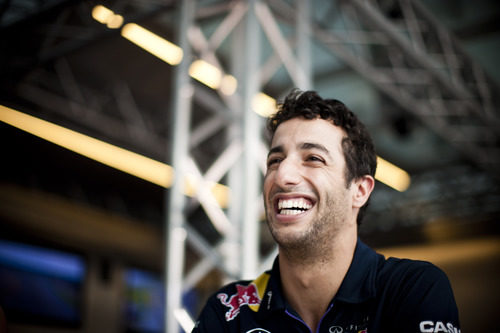 Daniel Ricciardo, sonriente como siempre