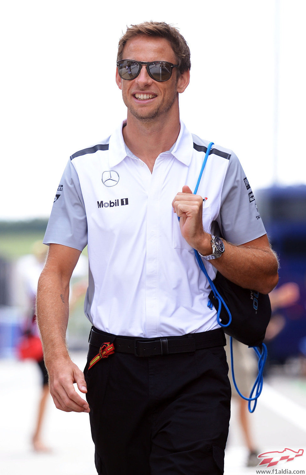 Jenson Button llega al Hungaroring