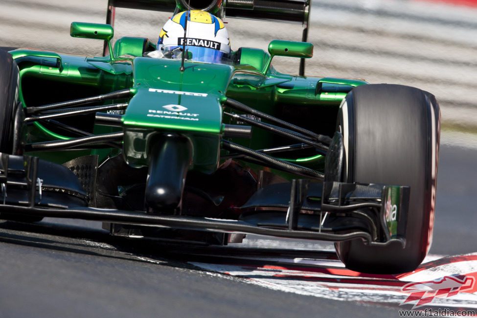 Marcus Ericsson progresó durante el día