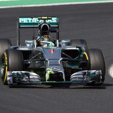 Nico Rosberg fue segundo en ambas sesiones