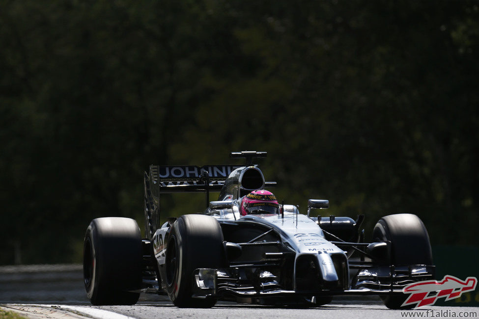 Jenson Button es noveno en el primer día del GP de Hungría