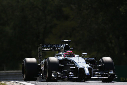 Jenson Button es noveno en el primer día del GP de Hungría