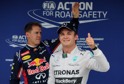 Nico Rosberg y Sebastian Vettel, los más rápidos