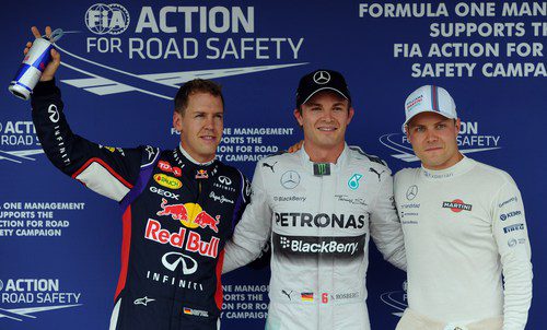 Rosberg, Bottas y Vettel, los más rápidos en el Hungaroring