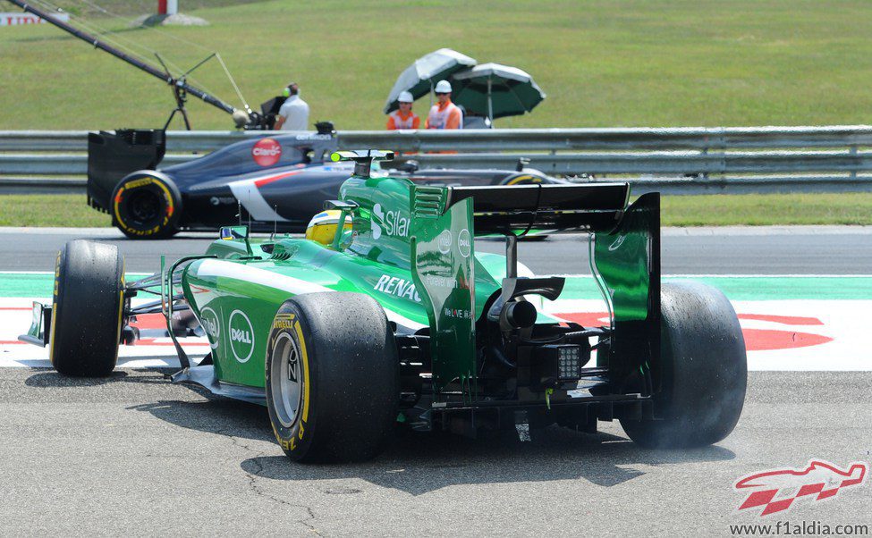 Salida de pista de Marcus Ericsson en los Libres 3