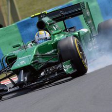 Pasada de frenada de Marcus Ericsson en la Q1