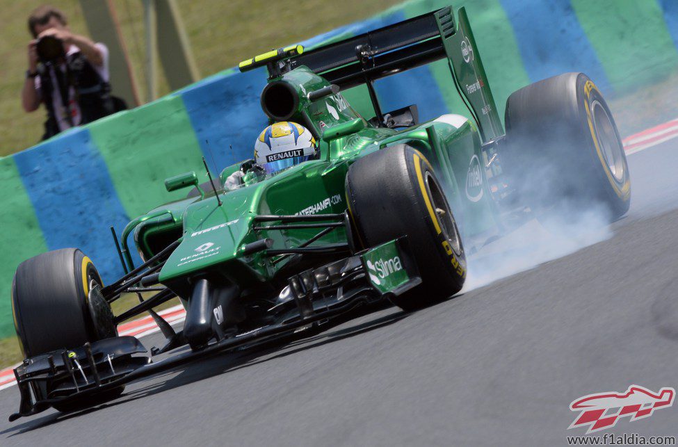 Pasada de frenada de Marcus Ericsson en la Q1