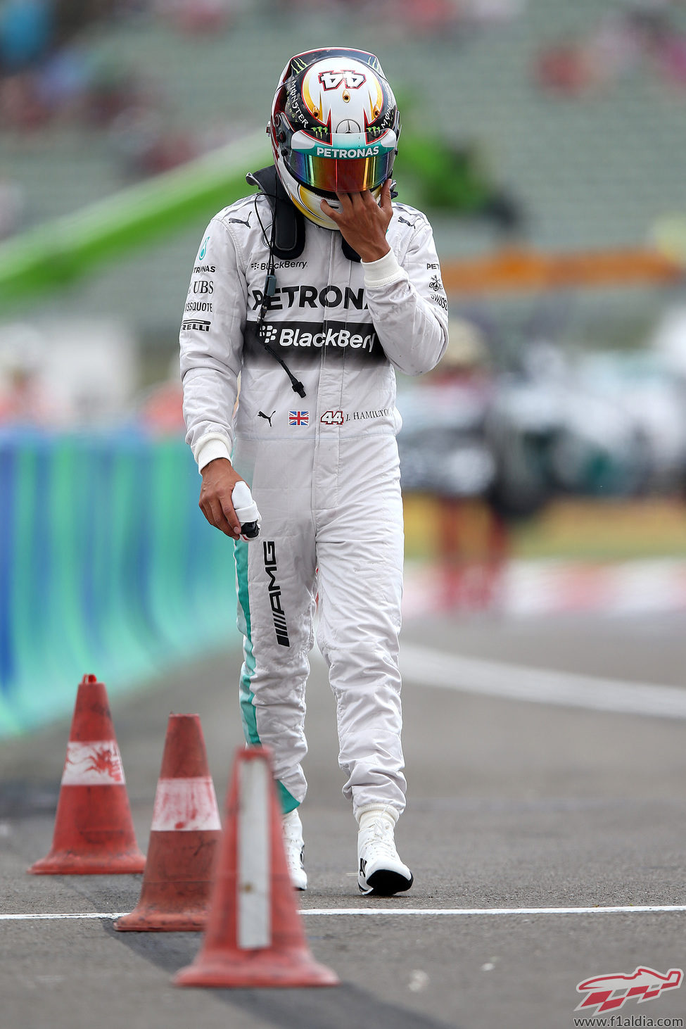 Resignación de Lewis Hamilton en Hungría