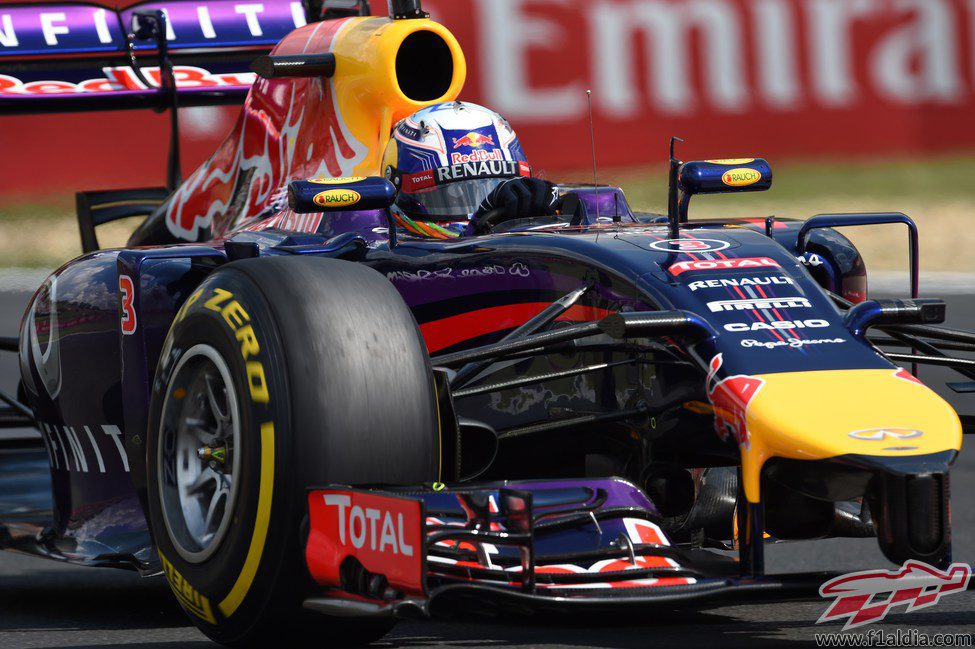 Daniel Ricciardo se vio superado por su compañero