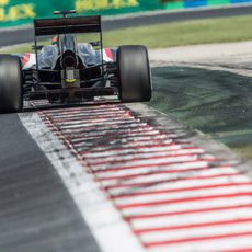 Esteban Gutiérrez vuela en Hungaroring