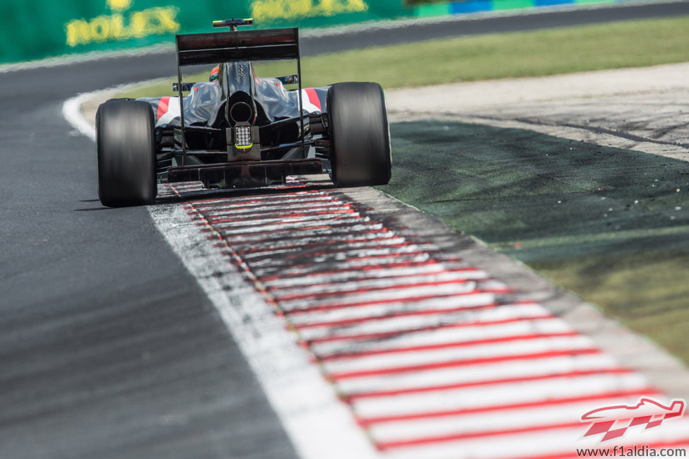 Esteban Gutiérrez vuela en Hungaroring