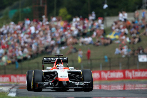 Jules Bianchi destaca en la clasificación del GP de Hungría 2014
