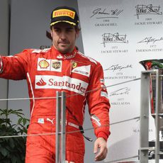 Podio inesperado de Fernando Alonso en Hungría