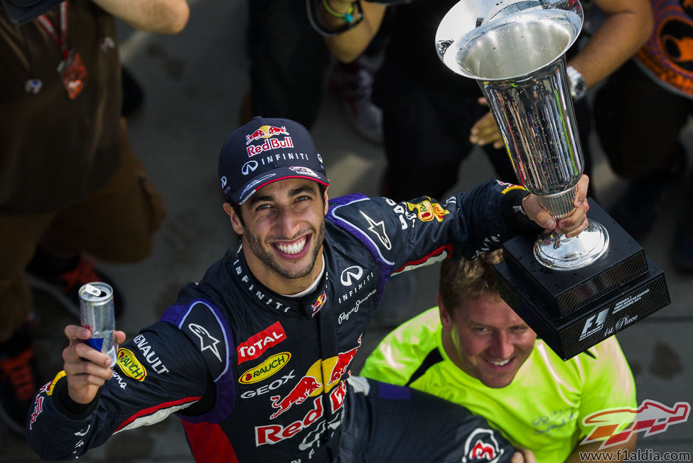 Sonrisa inconfundible de Daniel Ricciardo