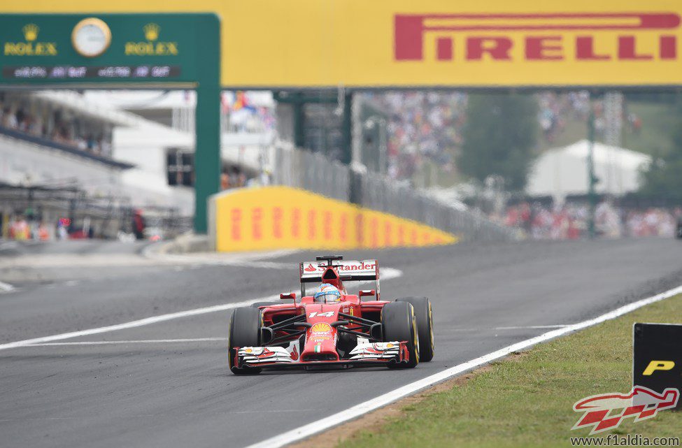 Fernando Alonso alargó su última tanda