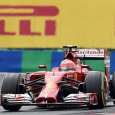 Kimi Räikkönen estuvo más cómodo con el F14-T