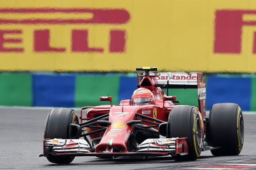 Kimi Räikkönen estuvo más cómodo con el F14-T